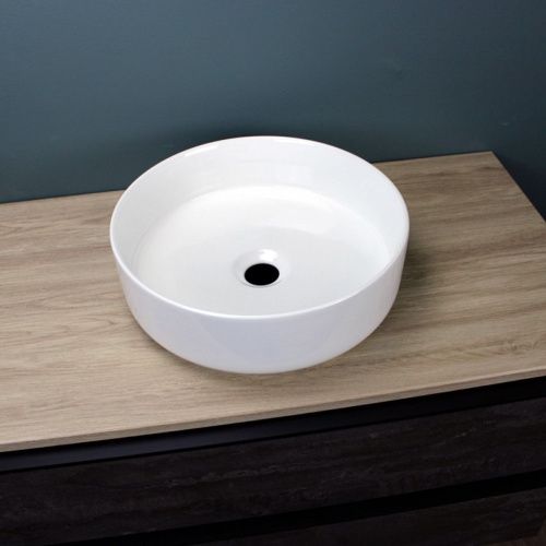 Раковина накладная Watersense Milana D35 W00008 355х355х120 мм белая