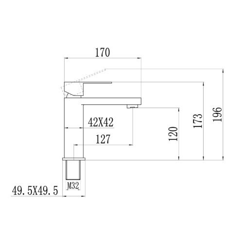 Смеситель для раковины Fmark FS8701HB розовое золото (12)