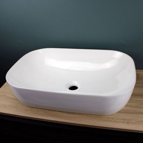 Раковина накладная Watersense Rita 60 W00015 610х400х145 мм белая