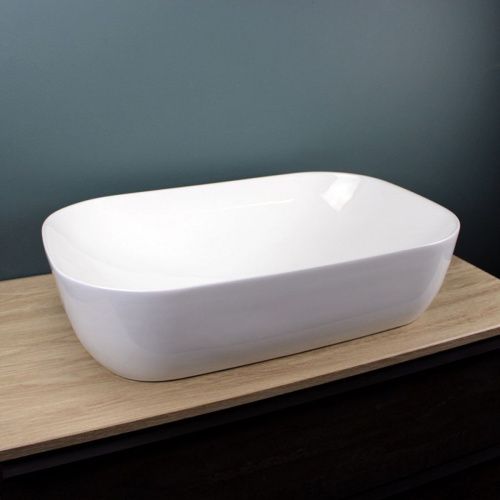 Раковина накладная Watersense Rita 60 W00015 610х400х145 мм белая