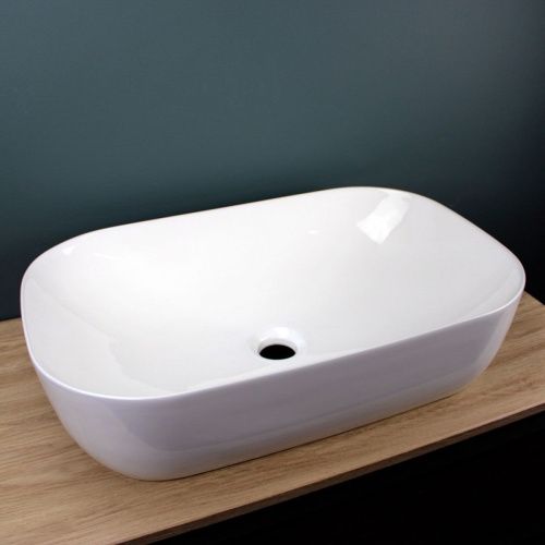 Раковина накладная Watersense Rita 60 W00015 610х400х145 мм белая