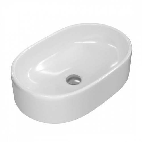 Раковина накладная Watersense Camila 52 W00013 520х330х130 мм белая