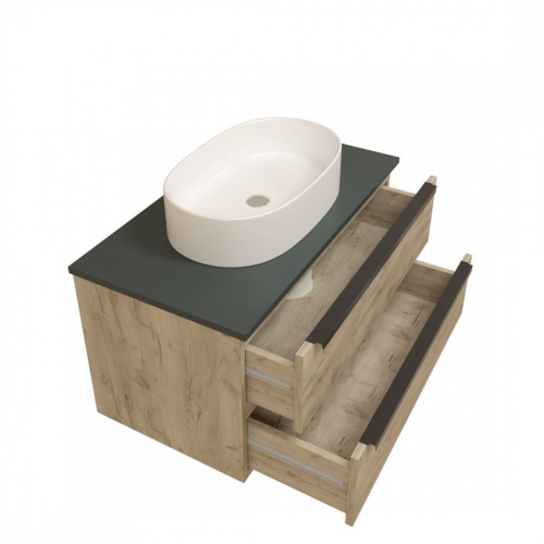 Раковина накладная Watersense Camila 52 W00013 520х330х130 мм белая