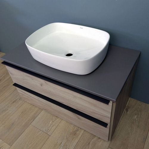 Раковина накладная Watersense Rita 51 W00022 505х375х135 мм белая