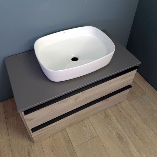 Раковина накладная Watersense Rita 51 W00022 505х375х135 мм белая