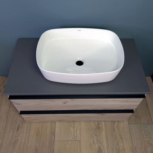 Раковина накладная Watersense Rita 51 W00022 505х375х135 мм белая