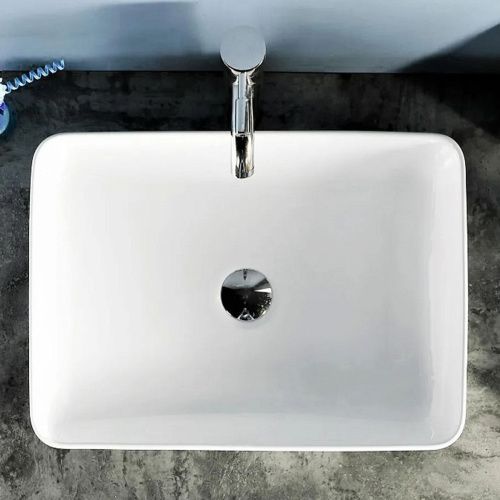 Раковина накладная Watersense Eva 50 W00001 475х370х140 мм белая