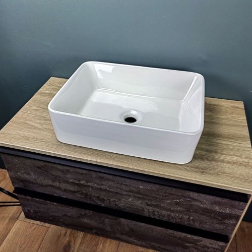 Раковина накладная Watersense Eva 50 W00001 475х370х140 мм белая