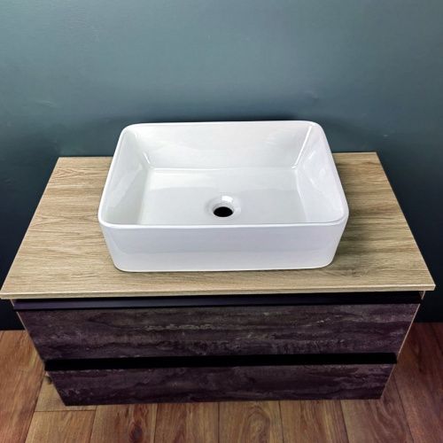 Раковина накладная Watersense Eva 50 W00001 475х370х140 мм белая