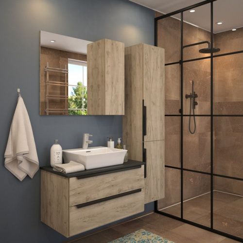 Раковина накладная Watersense Eva 49 W00019 485х410х125 мм с полочкой под смеситель, белая