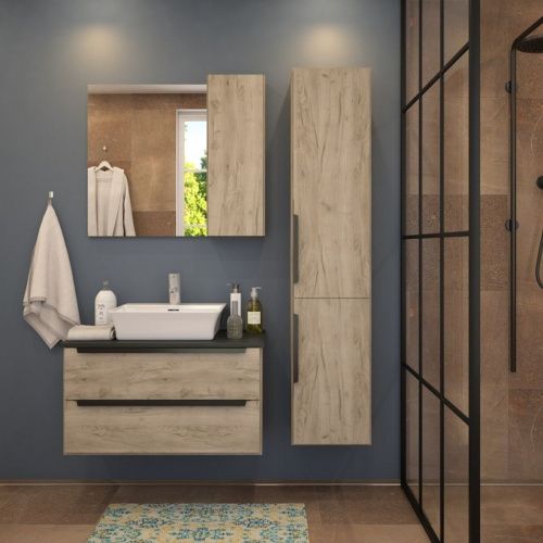 Раковина накладная Watersense Eva 49 W00019 485х410х125 мм с полочкой под смеситель, белая