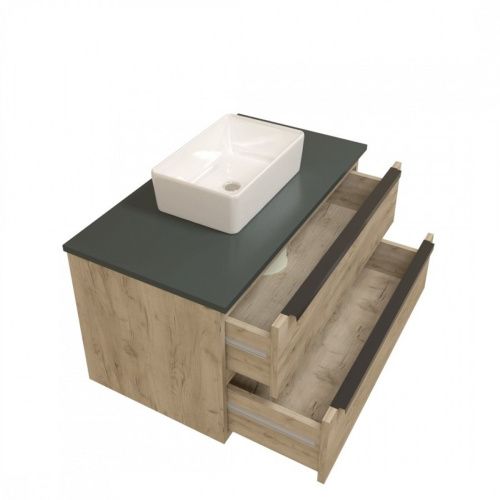 Раковина накладная Watersense Eva Mini 38 W00010 380х240х120 мм белая