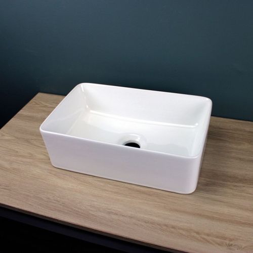 Раковина накладная Watersense Eva Mini 38 W00010 380х240х120 мм белая