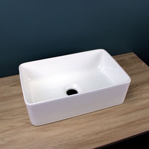 Раковина накладная Watersense Eva Mini 38 W00010 380х240х120 мм белая