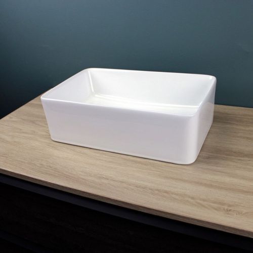 Раковина накладная Watersense Eva Mini 38 W00010 380х240х120 мм белая