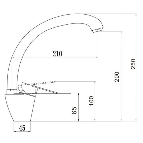 Смеситель для кухни Fmark FS8234 сатин (10)