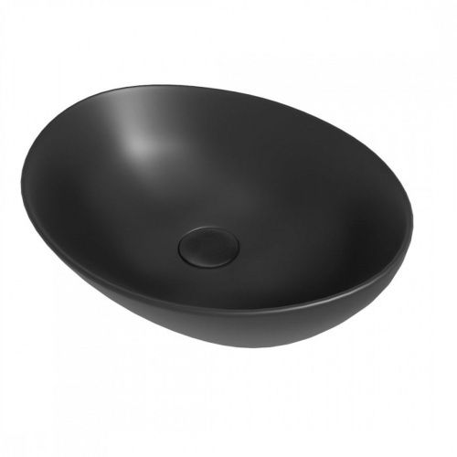 Раковина накладная Watersense Amelia 40 W00066 410х335х145 мм черная матовая