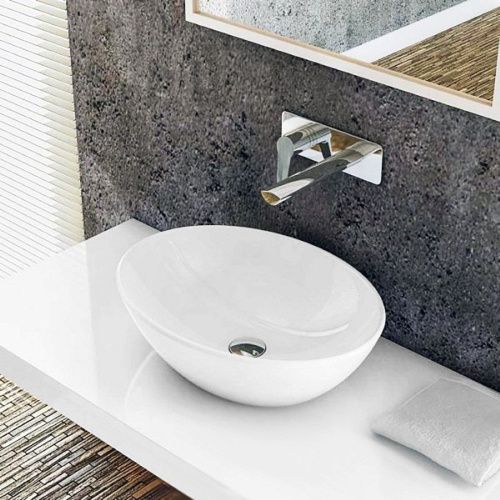 Раковина накладная Watersense Amelia 40 W00005 410х335х140 мм белая