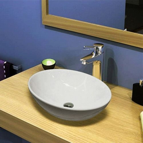 Раковина накладная Watersense Amelia 40 W00005 410х335х140 мм белая