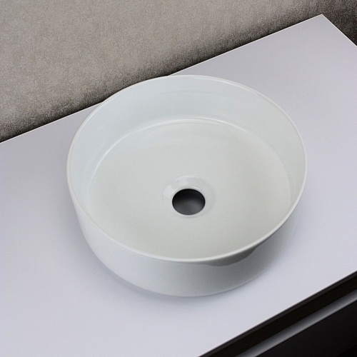 Раковина накладная Watersense Milana D31 W00166 310х310х110 мм белая