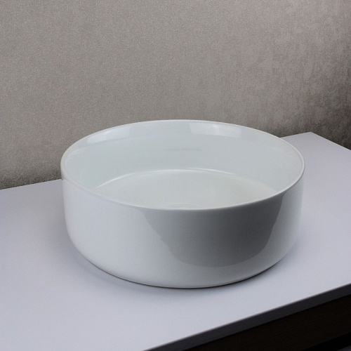 Раковина накладная Watersense Milana D31 W00166 310х310х110 мм белая