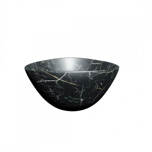 Раковина накладная Watersense Amelia 40 W00069 410х335х145 мм черный мрамор