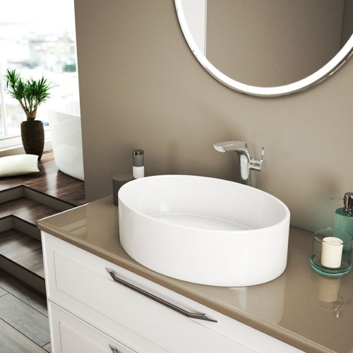 Раковина накладная Watersense Amelia 50 W00004 500х360х140 мм белая