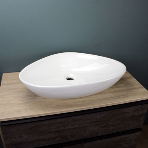 Раковина накладная Watersense Jessie 60 W00012 590х390х130 мм белая