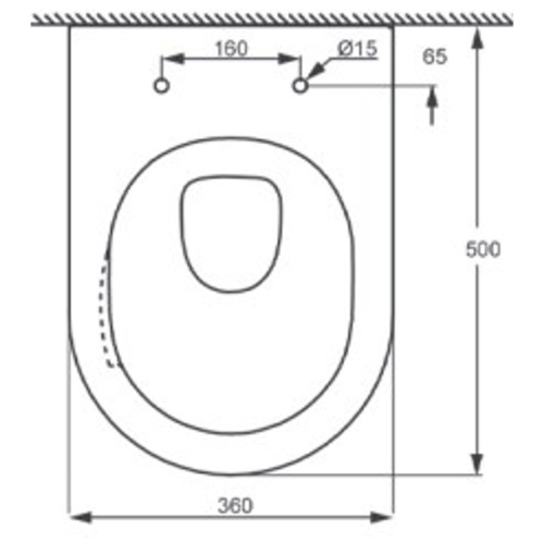 DS147002 Сиденье для унитаза DT1476516 белый