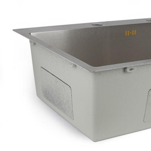 Мойка для кухни врезная G.lauf GL-6050 хром из нержавеющей стали, 60*50 см без сифона