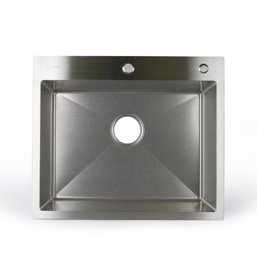 Мойка для кухни врезная G.lauf GL-6050 хром из нержавеющей стали, 60*50 см без сифона