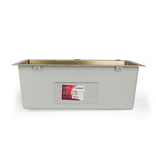 Мойка для кухни врезная G.lauf GL-6050KG золотая из нержавеющей стали, 60*50 см без сифона