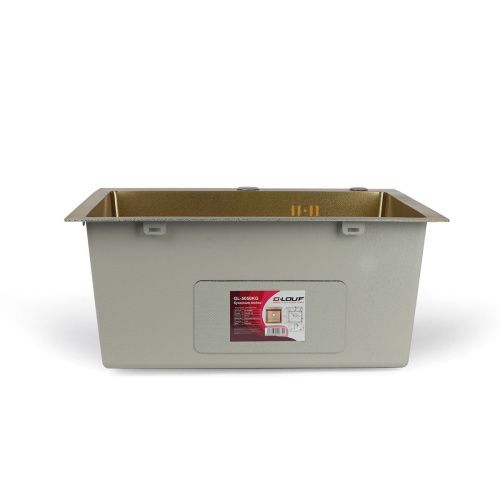 Мойка для кухни врезная G.lauf GL-5050KG золотая из нержавеющей стали, 50*50 см без сифона