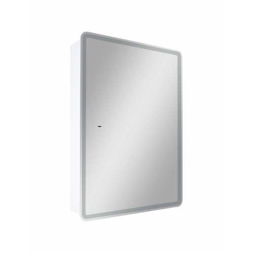 Зеркало-шкаф Velion LED 500х800 МВК431, универсальный с бесконтактным сенсором и смена подсветки