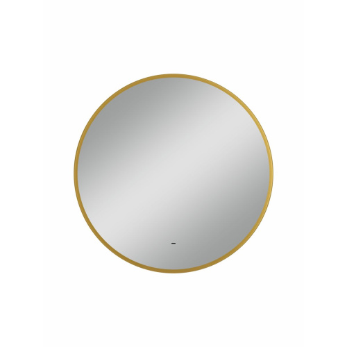 Зеркало D800 Mirgold LED ЗЛП5151 c бесконтактным сенсором, золотая окантовка