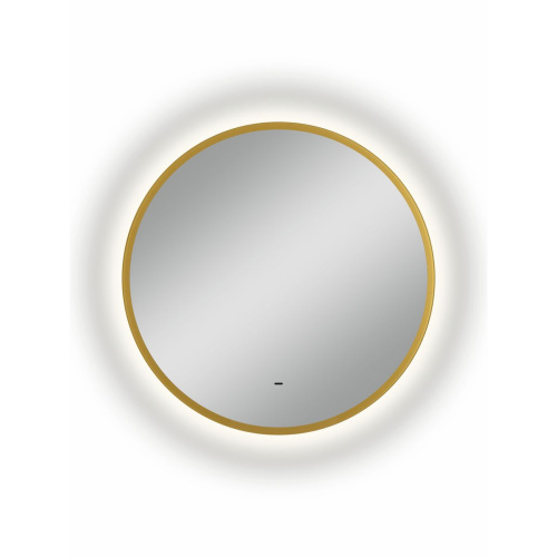 Зеркало D700 Mirgold LED ЗЛП5150 c бесконтактным сенсором, золотая окантовка