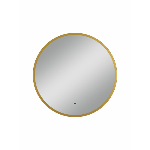 Зеркало D700 Mirgold LED ЗЛП5150 c бесконтактным сенсором, золотая окантовка