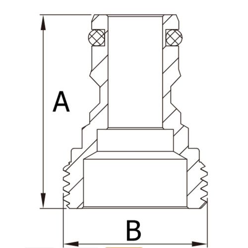 Адаптер быстрого соединения 1/2