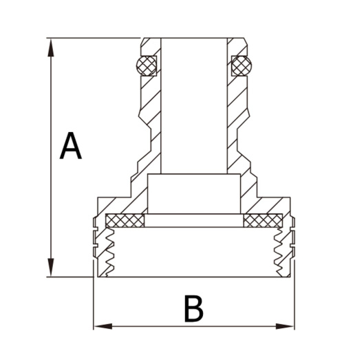 Адаптер быстрого соединения 1/2