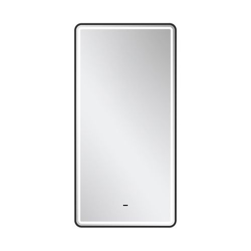Зеркало с подсветкой EQUIL Stoune 500x900 zkSTOUNE50-15, черный