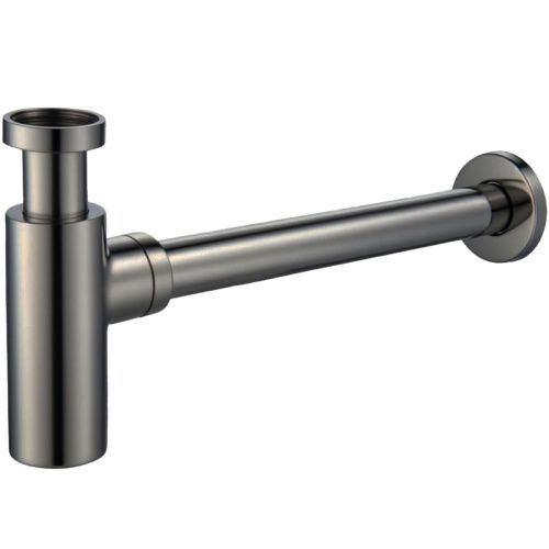 Сифон для раковины BELZ BX31-3 оружейная сталь