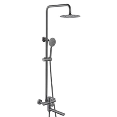 Душевая стойка со смесителем Wasser Zimmer ZM-7761-18Q графит, с изливом