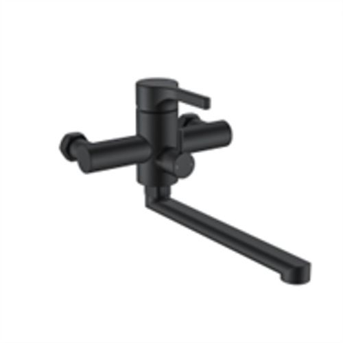 Смеситель для ванны Wasser Zimmer ZM-7781-16H черный, длинный излив, SUS304 (12)