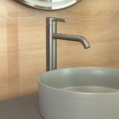 Смеситель для умывальника Wasser Zimmer ZM-7781-5Q графит, высокий, SUS304 (12)
