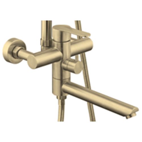 Душевая стойка со смесителем Wasser Zimmer ZM-7761-18K матовое золото, с изливом (6)