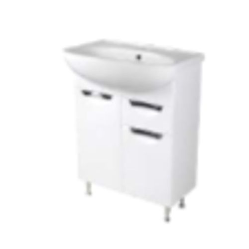 Тумба для ванны напольная AGATA Никас АТ60-200, 1 ящик с раковиной Уют 60