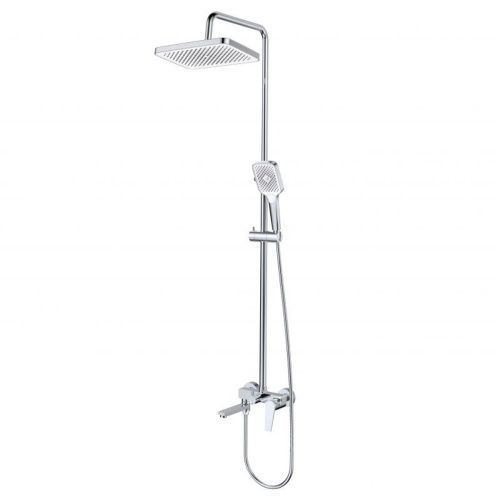Душевая стойка со смесителем GROSS AQUA Level GA9990SMDR хром
