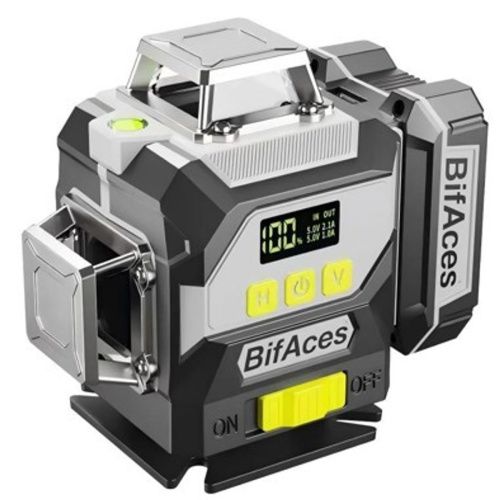 Построитель лазерных плоскостей BifAces DTL-16-P, Green, диапозон 40 м, Li 3,9 Ач, 16 лучей