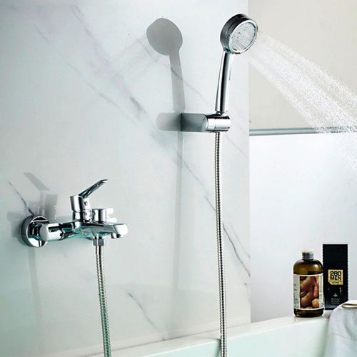 Смеситель для ванны LEDEME L3269 с коротким изливом