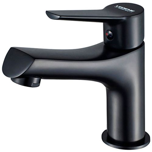 Смеситель для раковины LEDEME L1069B, черный